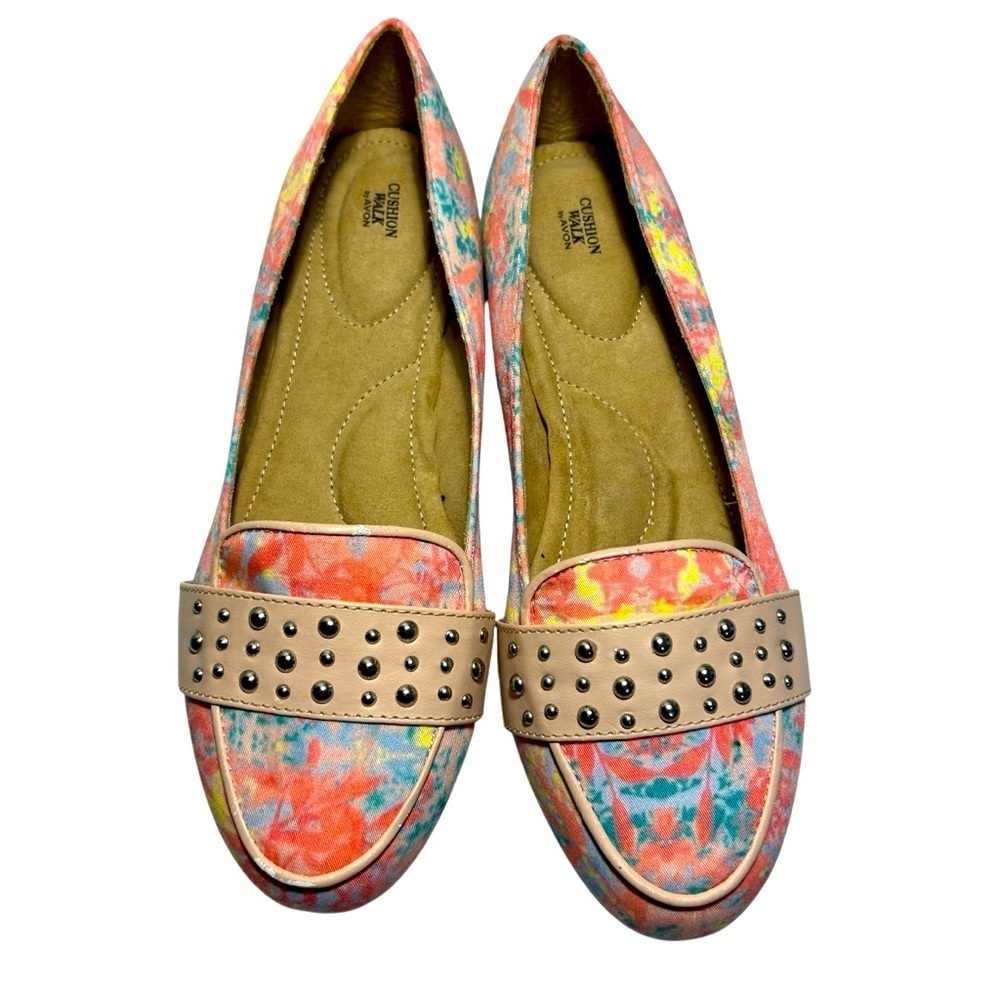 AVON Cushion Walk Studded Slip on Loafers Sz 9